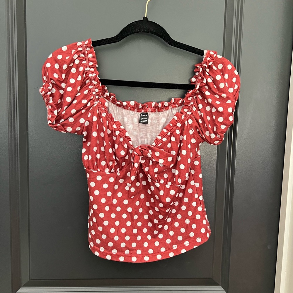 Polka Dot Blouse | Brand: SHEIN